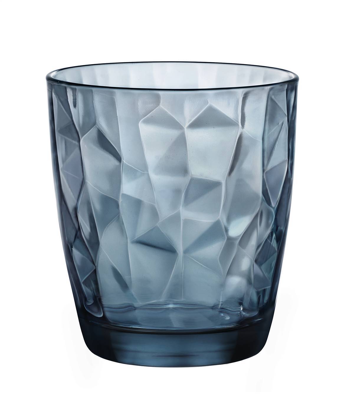 כוס מזכוכית צבעונית DIAMOND