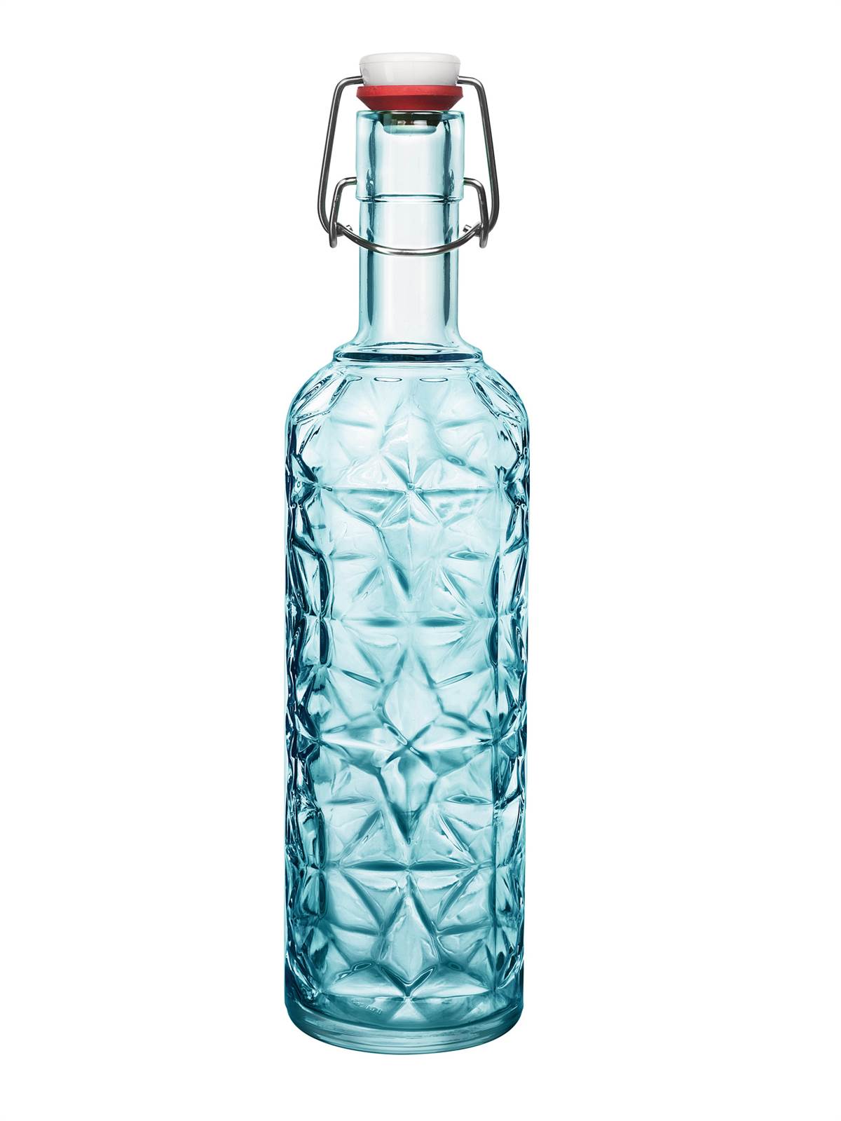 בקבוק זכוכית כחולה למים ORIENT